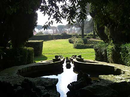 fontana a Villa Lina di Ronciglione